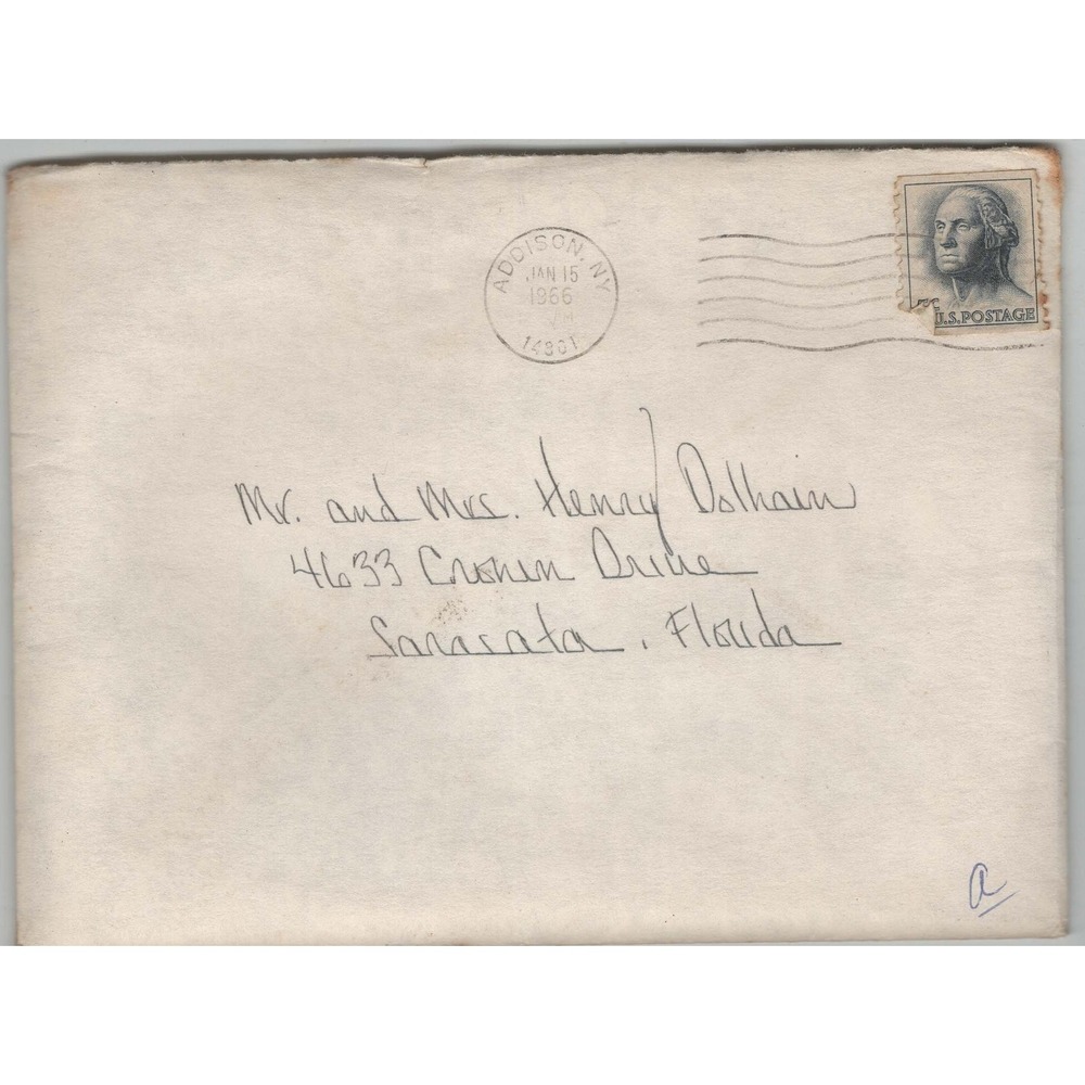 Lot of 13 Vintage Mailed Envelopes Covers 1950s-1980s Sarasota Florida Postmarks - Picture 12 of 14